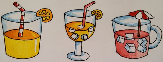 Nyári Motívumok Rajzolása - Üditő